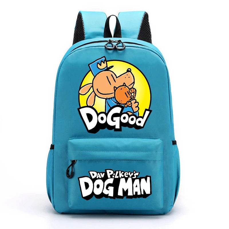 New Dog Man Kids Backpacks Boys Large-capacity School Backpack Cute Cartoon School Bags Children School Supplies Birthday Gifts - AIAZ