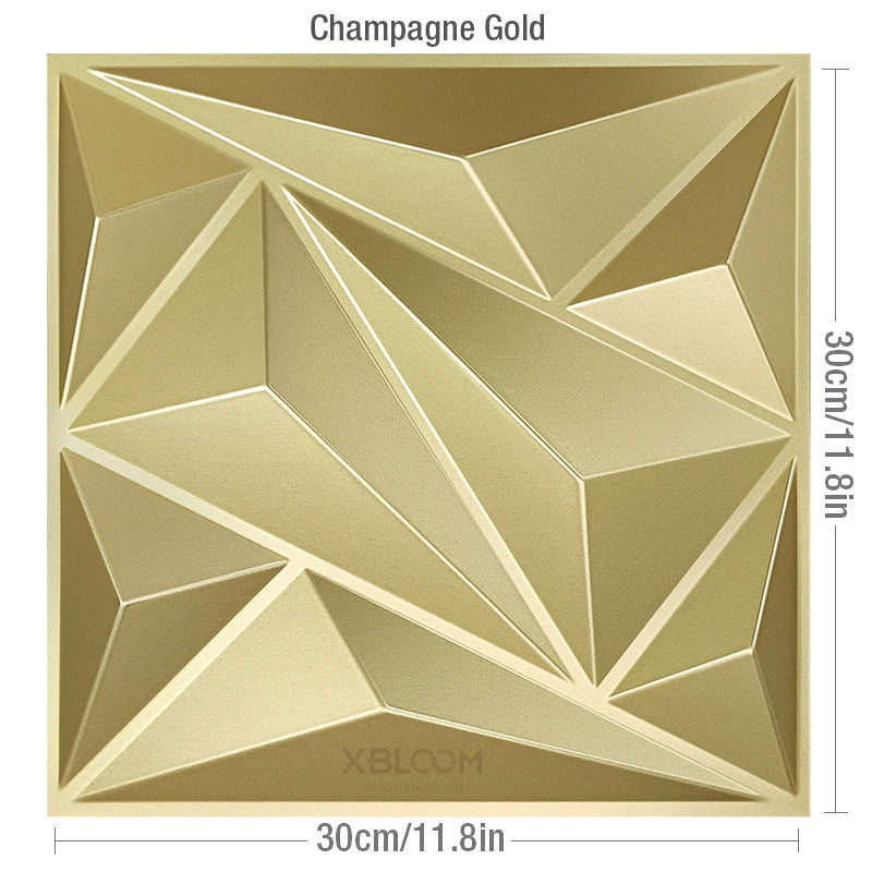 12 Pcs 30cm 3D wall sticker decorative ceiling living room Wood grain wallpaper waterproof 3D Wall panel bathroom kitchen Hotel