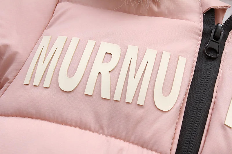 Winter Newborn Baby Girl Jumpsuit Thicken Baby Ski Suit With Gloves Belt Baby Romper Warm Infant Snowsuit Children Clothing Set