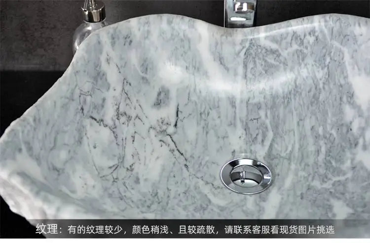 Stone platform basin Art marble washbasin Pool Bathroom Balcony Outdoor courtyard Household