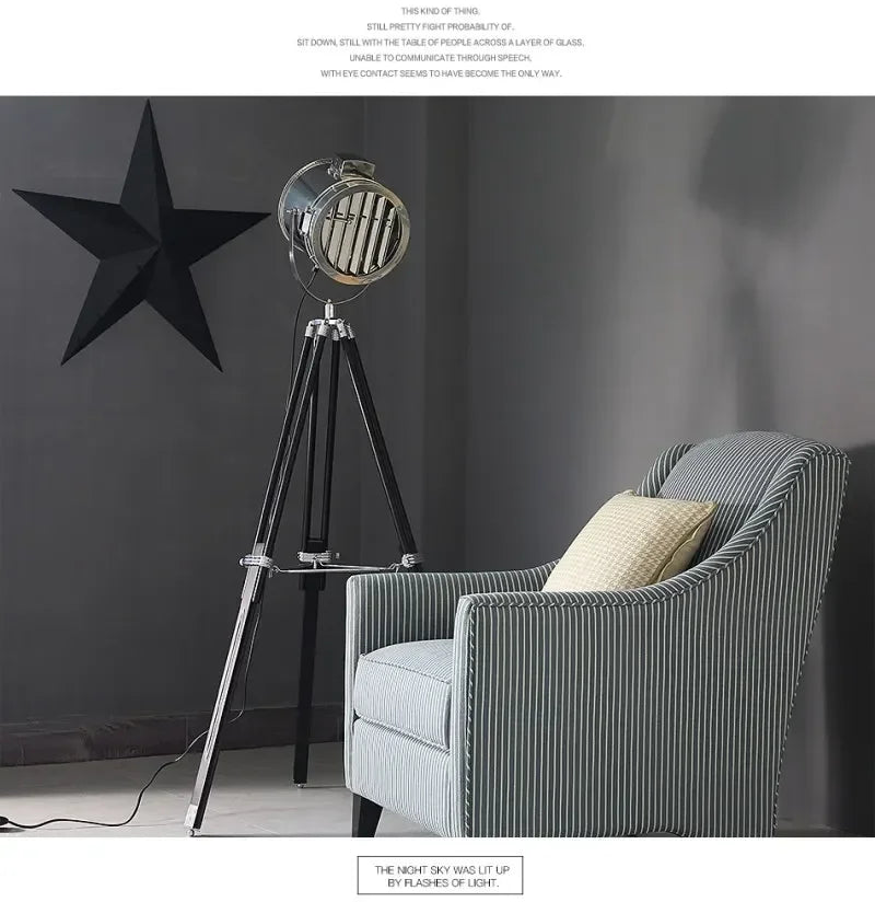 Nordic Creative Designer Stainless Steel Floor Lamp Restaurant Living Room Studio Retro Metal Led Light Home Decoration Lighting