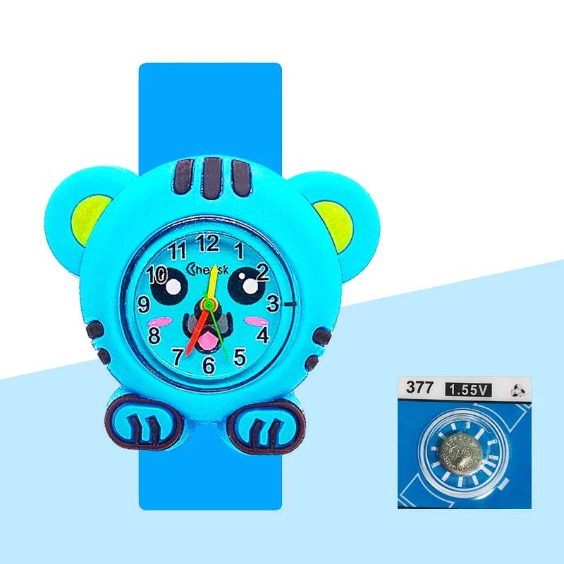 Baby Birthday Gift Children Toys Watches Cartoon Animal Dial Bracelet Kids Watches for Boy Girl 2-15 Years Old Child Clock - AIAZ