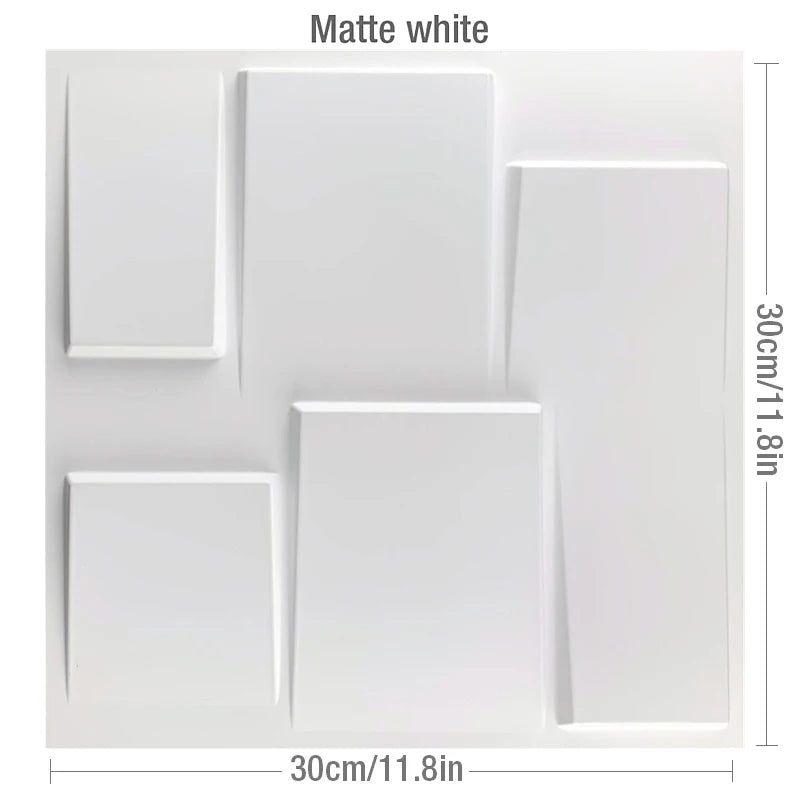 12 Pcs 30cm 3D wall sticker decorative ceiling living room Wood grain wallpaper waterproof 3D Wall panel bathroom kitchen Hotel