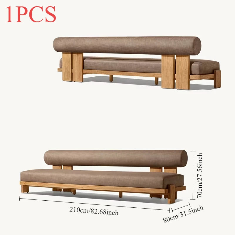 Hotel Patio Garden Sofa Set Teak Outdoor Teak Wooden Sofa Outdoor Furniture Solid Teak Sofa Set