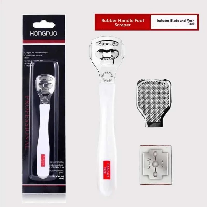 Foot Care Tool Kit Profional Dead Skin Removal Foot File Set with 0 Blades Foot Scraper Board Personal Hygiene Tool