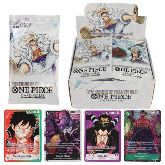 40/300Pcs Anime ONE PIECE card TCG OP-05 Luffy Zoro Shanks Trading Collection Card for Children Gift Toys - AIAZ