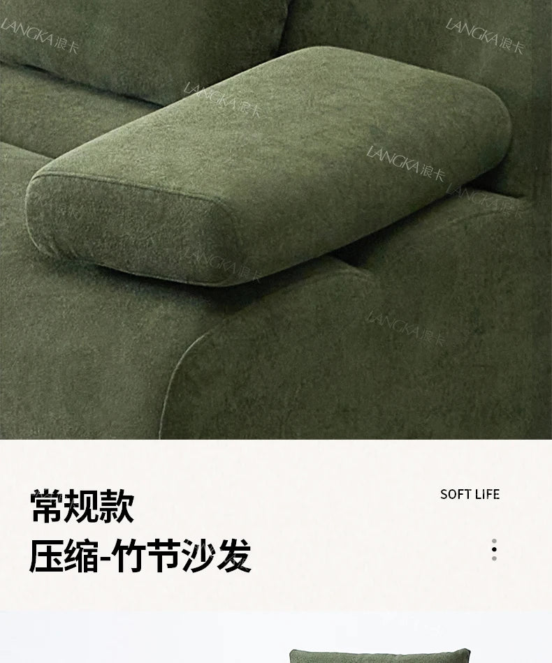 Design Large Green Sofas European Filler Armrest Salon Living Room Sofas Compressed Bedroom Lazy Divano Compresso Home Furniture