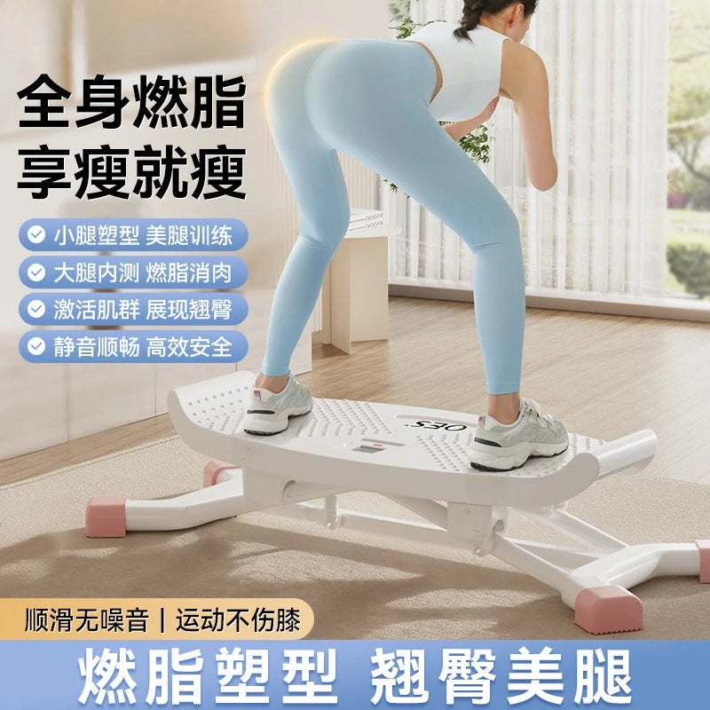 Mini Skateboard Stepper Pelvic Floor Muscle Home Fitness Ski Trainer Aerobic Swing