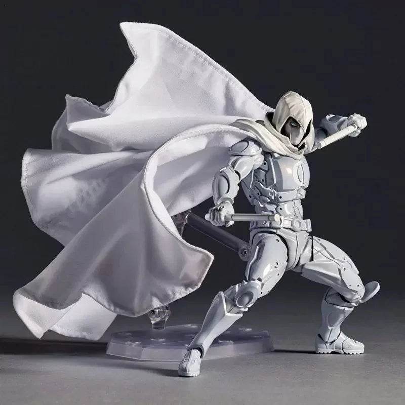 16cm Moon Knight Figure Revoltech AMAZING YAMAGUCHI Avengers Marc Spector Action Figurine Collection Ornament Model Toys Gifts - AIAZ
