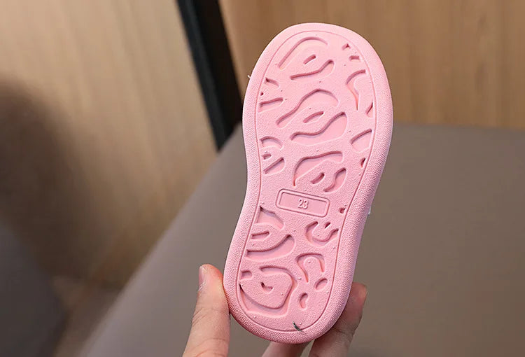 Barbie Children Casual Shoes Sneakers Barbie Toddler Casual Sneakers Boys Girls Baby Cartoon Print Pink Kids Shoes Size 21-30