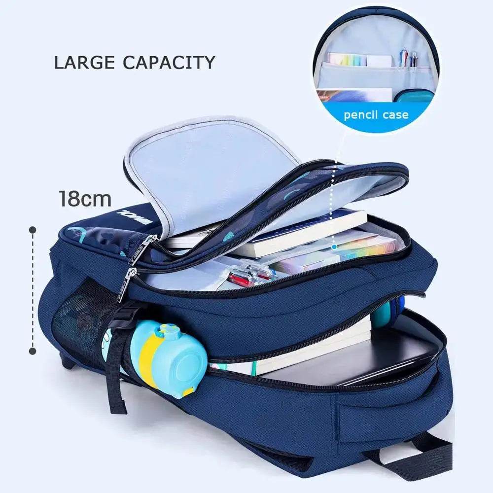 New Children School Bags Kids Backpack In Primary Schoolbag For Teenager Boys Waterproof Backpacks Book Bag - AIAZ