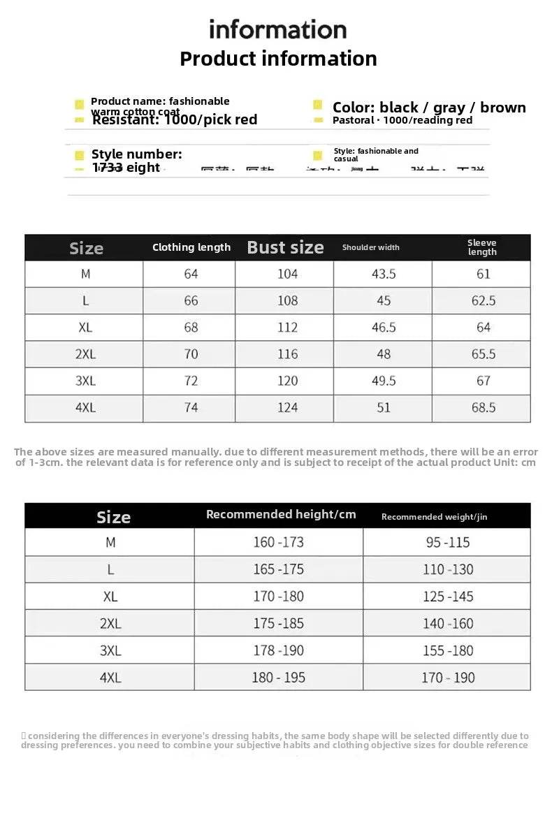 New Men's Outdoor Fashion Trend Windproof Warm Cotton Clothes Comfortable Versatile Breathable Sports Leisure Collar Jacket - AIAZ