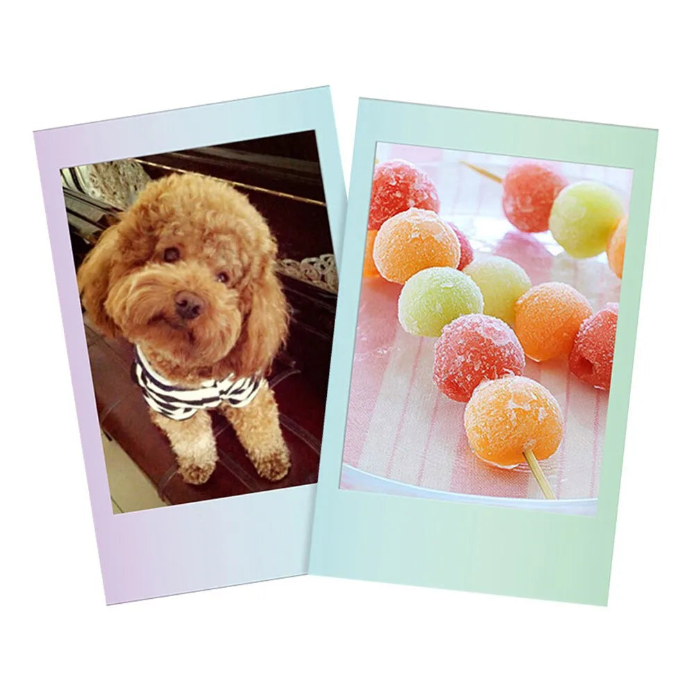 10 -50 Sheets Fujifilm Instax Mini 12 11 8 9 Film Stained Stars Fuji Instant Photo Paper For 70 7s 50s 90 25 Share SP-1 Camera