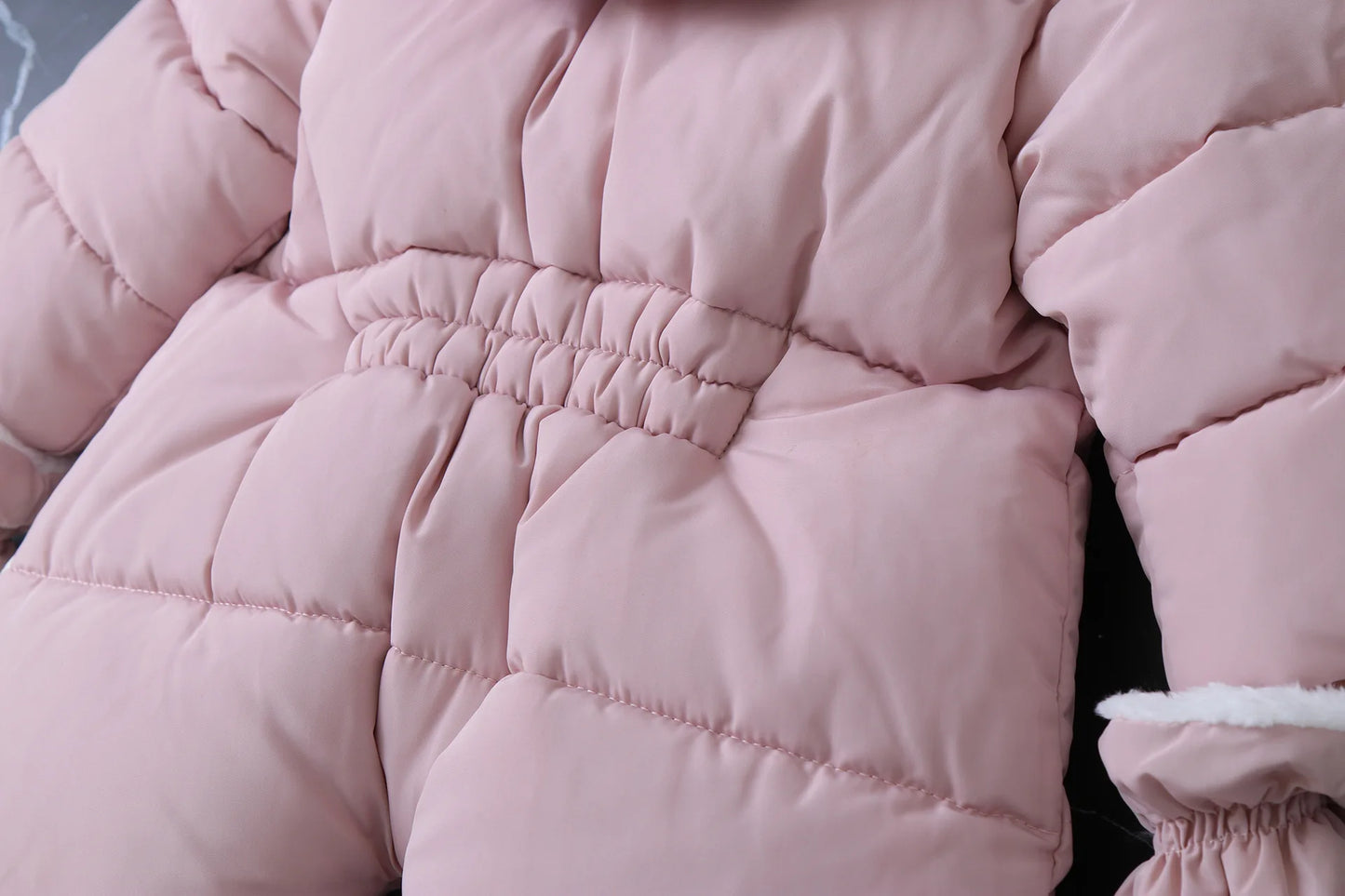 2024 New Winter Baby Rompers Thick Warm Infant Hooded Inside Fleece Jumpsuit Newborn Boy Girl Overalls Toddler Clothing Set