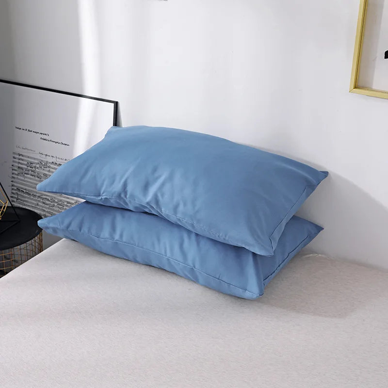 Nordic Solid Color Sanding Duvet Cover 220x240 Single Double Queen King Simple Bedding Set Pillowcase Bedclothes (No Bed Sheet)