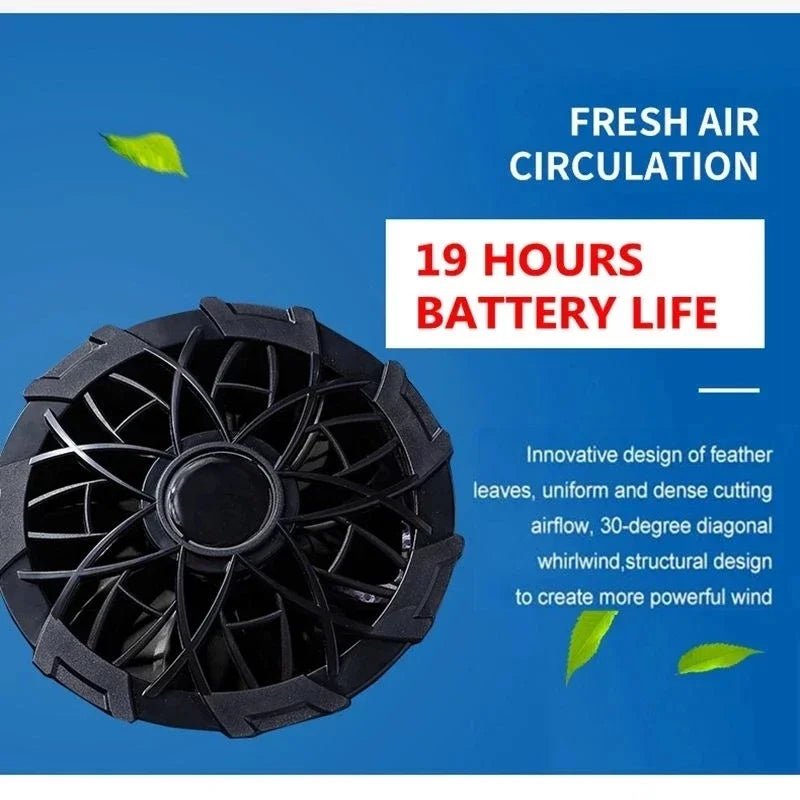 Summer Sport Fan Air Condition Cool Man Woman Travel Ultralight Brand Outdoor Vest Clothes Jacket Sun Windbreaker Fishing Worker