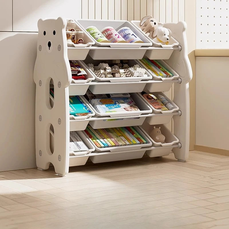 Children's Toy Storage Rack, Floor Standing Multi-layer Storage Rack, Easy Classification and Organization Storage Rack