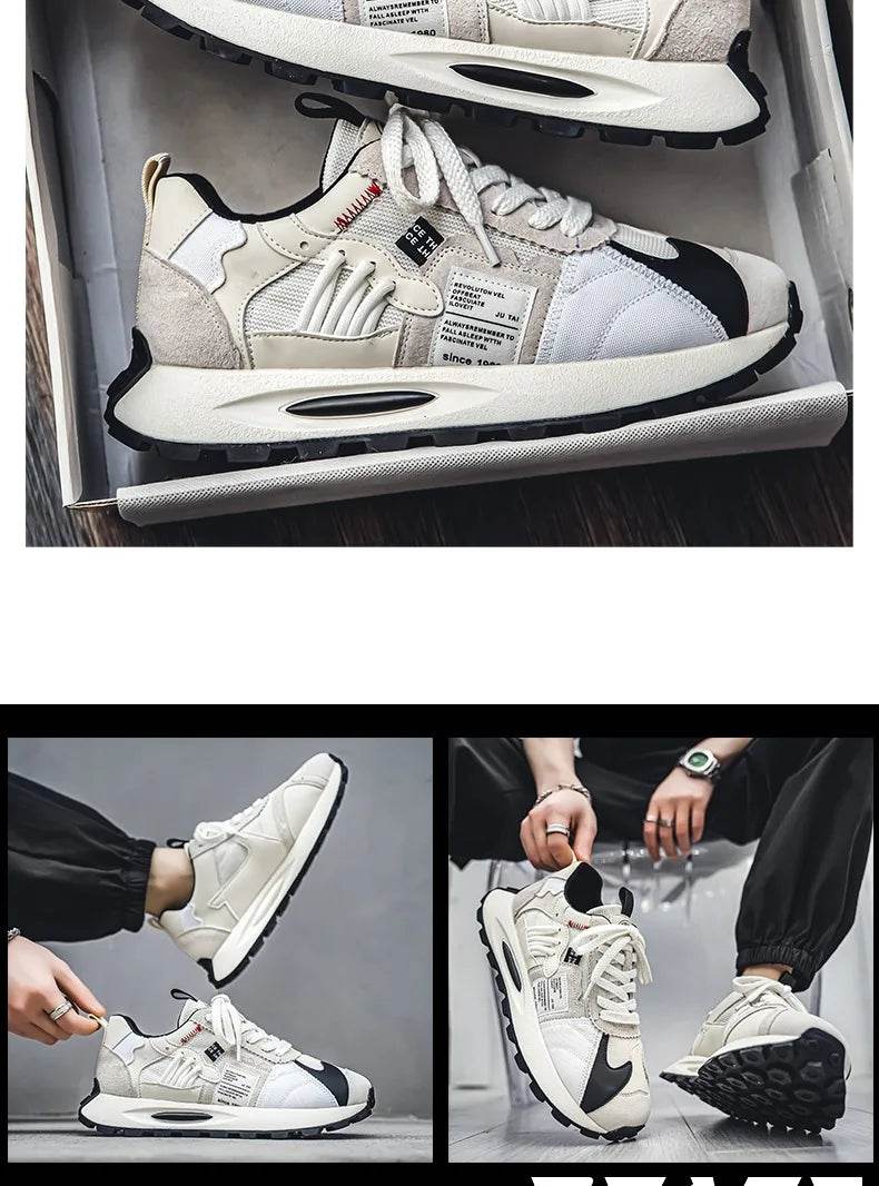 Men's Sports Shoes Male Casual Shoe platform Wear-resistant Shock-absorbing Anti Slip Comfortable Men Shoes Zapatillas De Hombre - AIAZ