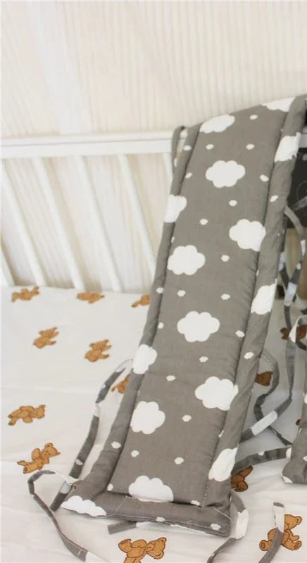 Cartoon Baby Anti-collision Guardrail Soft Wrapping Edge High-quality Cotton Children Bed Bumper Boys Girls Universal Bedding
