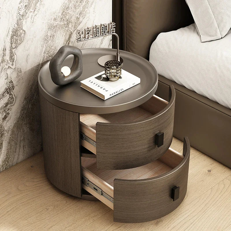 Nordic Solid Wood Bedside Table,Nightstand,Storage Cabinet,Comfortable with Drawer,Bedroom Bedside Tables,Living Room Furniture
