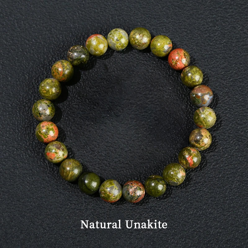 JD Natural Stone Lapis Lazuli Rock Quartz Amethyst Beads Bracelet for Women Men Reiki Healing Strand Bracelet Energy Jewelry