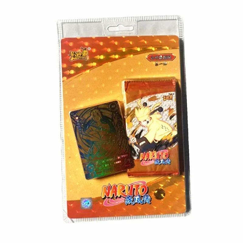 KAYOU Genuine Naruto Cards Box Anime Figure Card Booster Pack Sasuke Collection Flash Card Toy Birthday Christmas Gift for Kids - AIAZ