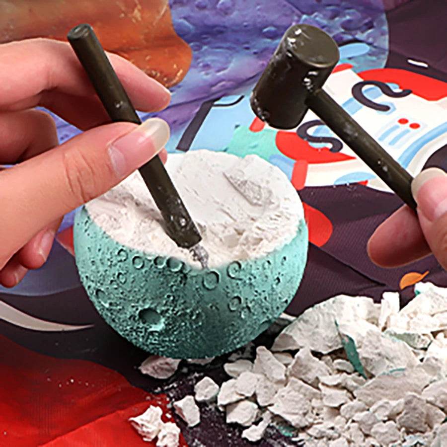 Children's Archaeology Digging Treasure Planet Gem Ore Exploration of The Solar System Mining Science Education Educational Toys - AIAZ
