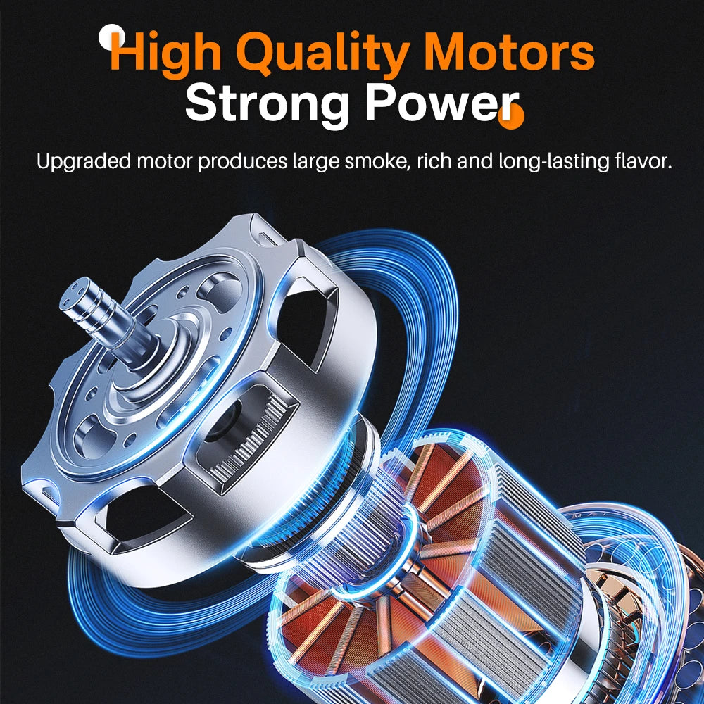 BORUIT SK301B Smoker Infuser Portable Molecular Cuisine Smoking Gun Added Flavor for Meat BBQ Cocktails Kitchen Cooking Tools