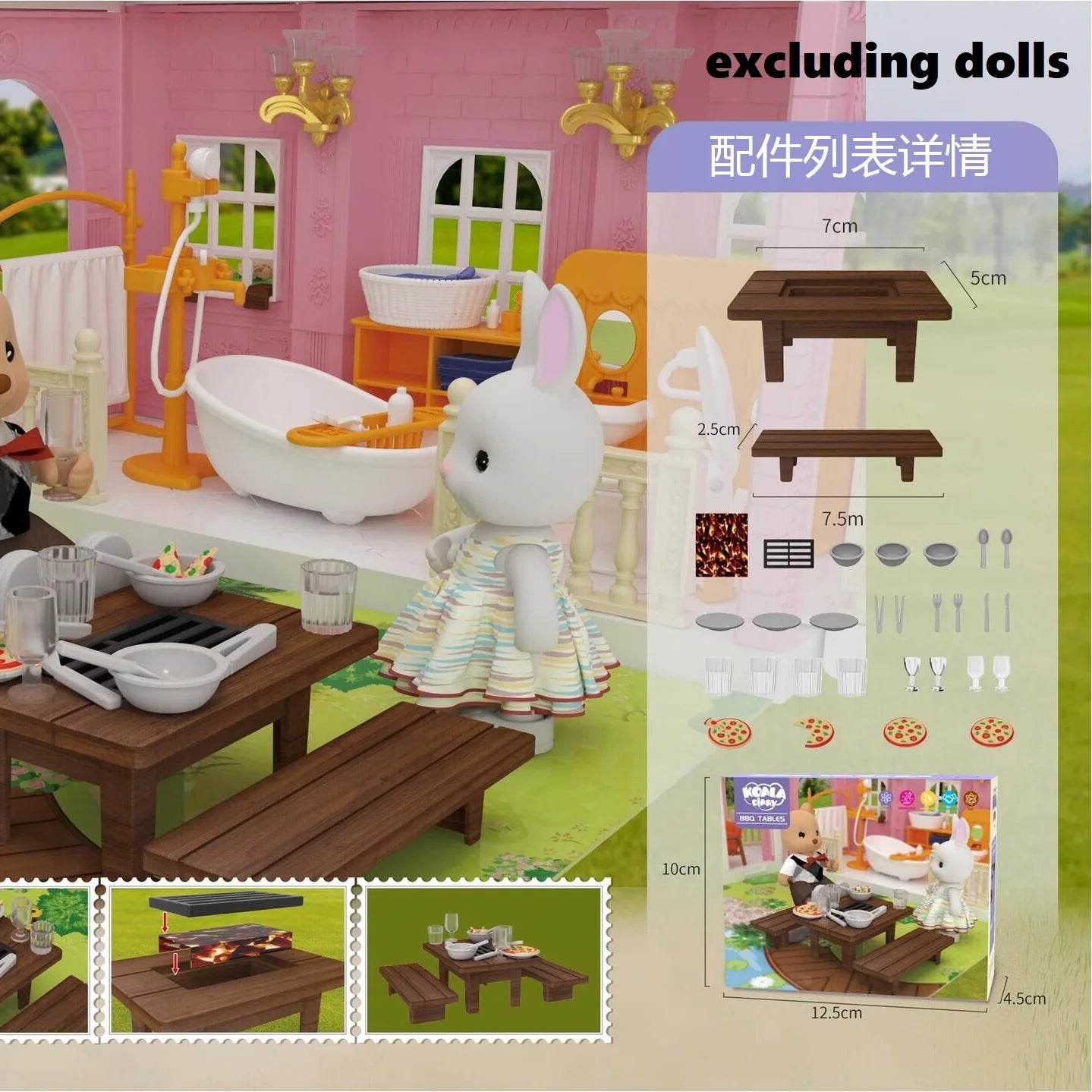 mini supermarket shopping games dollhouse furniture accessories Intellectual education toys for kid family interaction toys - AIAZ