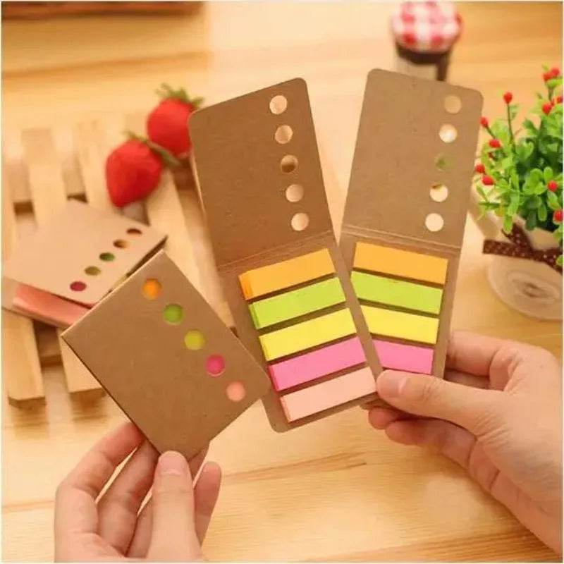 1pcs/lot Office School supplies Rainbow diary sticker bookmarker note Folding memo pad cute Planner Stickers Sticky Notes - AIAZ