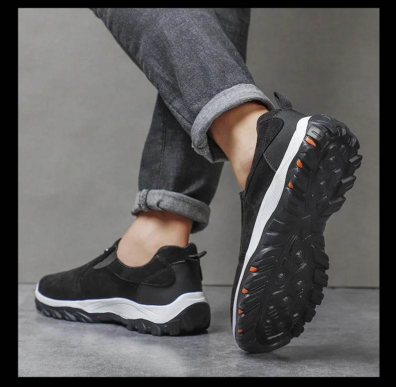 Men Shoes Comfortable Casual Shoes for Men Walking Sneakers Slip On Loafers Men Lightweight Moccasin Male Footwear - AIAZ