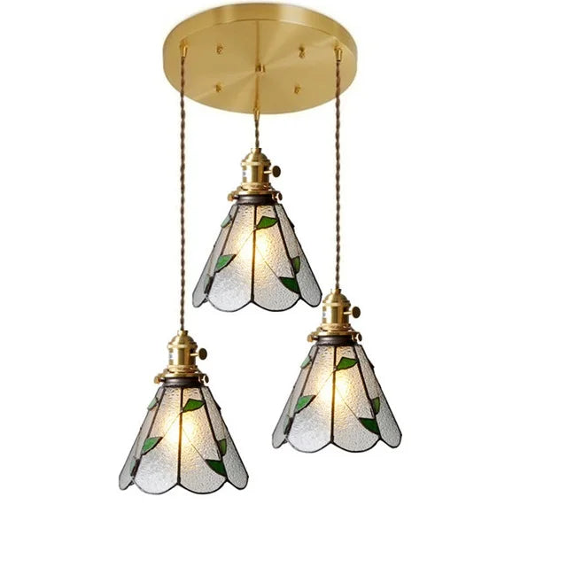 IWHD 2022 NEW Nordic Glass LED Pendant Lights Fixtures Copper Bedroom Dinning Room Restaurant Modern Hanging Lamp Lighting