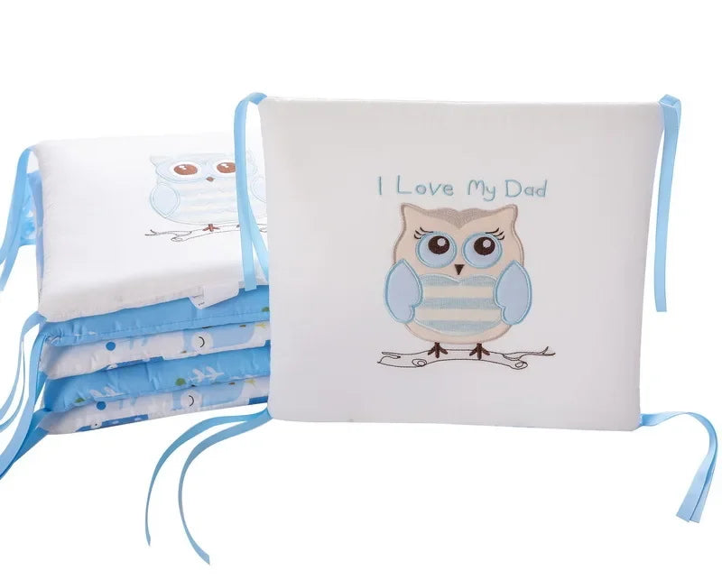 Baby Bed Protector Crib Bumper Pads 6Pcs/Set Baby Bed Bumper Kids Safety Bed Around Cotton Blend Crib Anti-collision Anti-fall