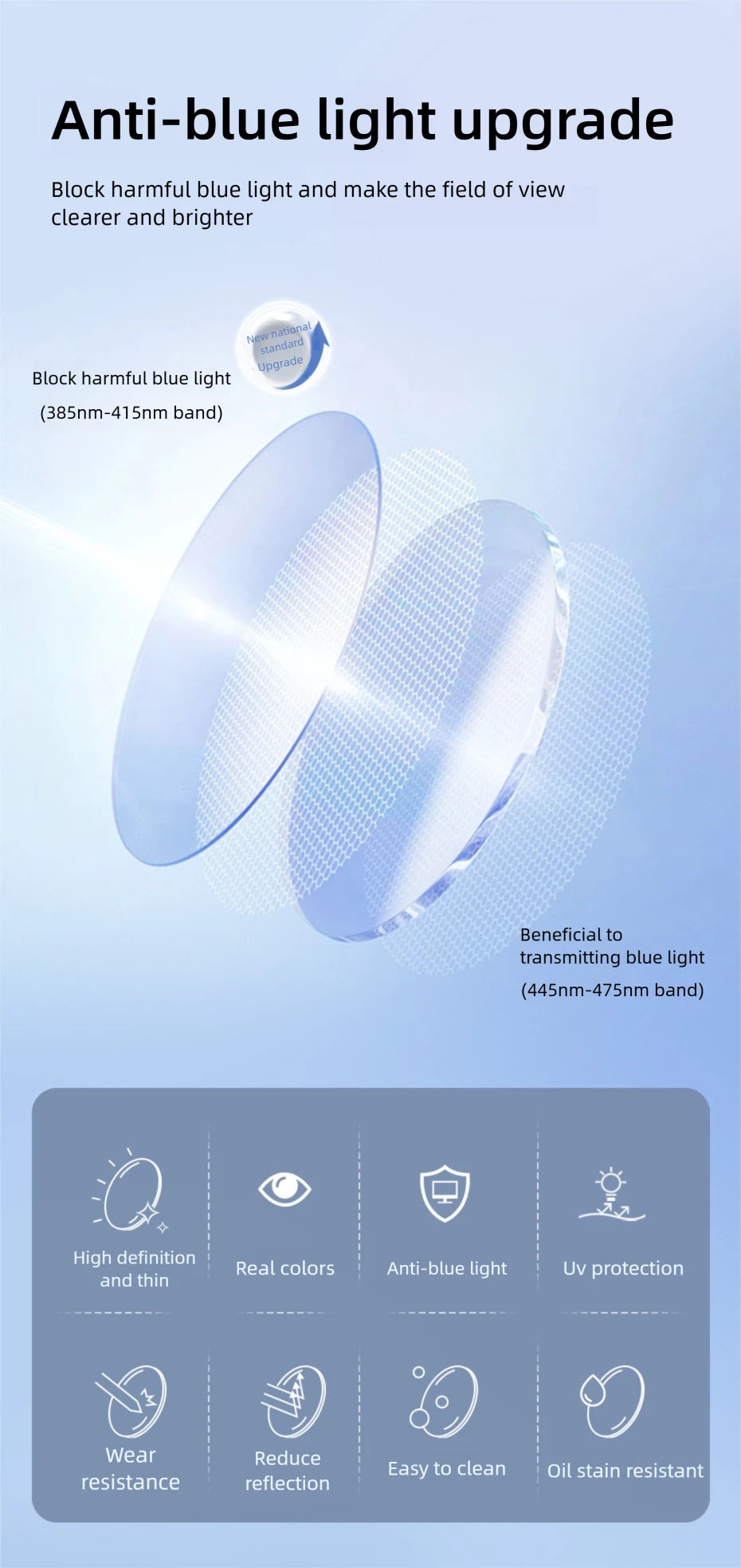 CAPONI Prescription Glasses Women Myopia Retro Light Weight Computer Anti Blue Light Glasses Photochromic Eyes Glasses PJ34022