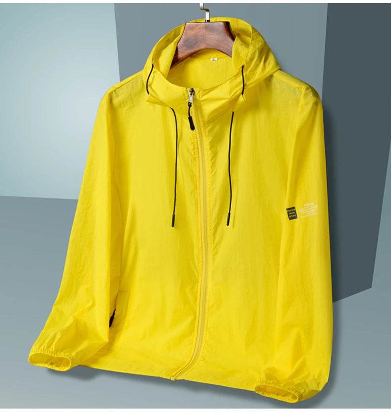 2025 Summer Hooded Jacket Men Women Sun Protection Clothing Fishing Hunting Clothes Quick Dry Skin Windbreaker - AIAZ