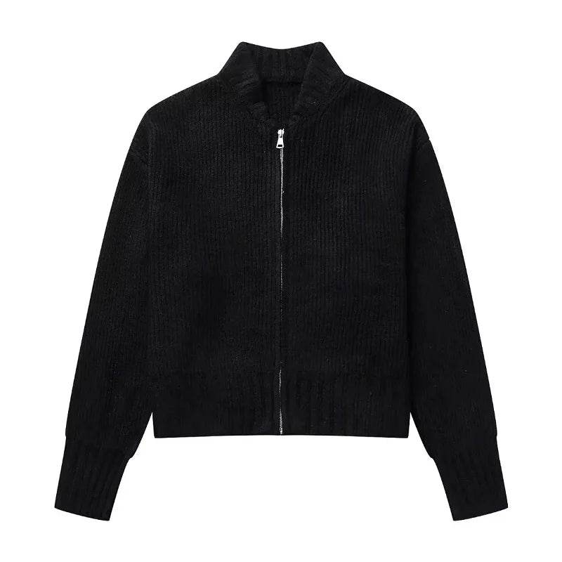 MUJER Sweater Cardigan for Women jacket tricots Coat Knit Outerwears Autumn Winter Woman Fashion Knitwear Cardigan for Woman - AIAZ
