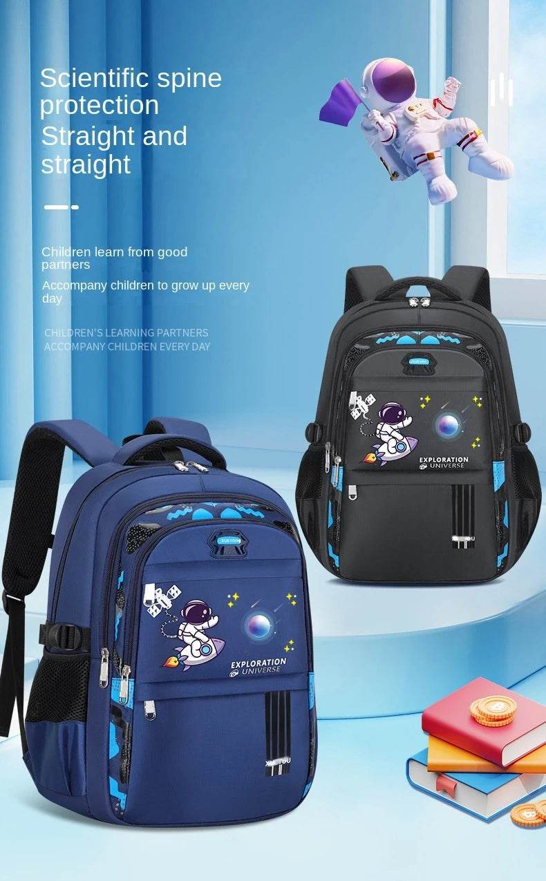 School Bags for Boys Shoulder Backpack Bagutte Children Spinal Protection Light Big Capacity New Astronaut Waterproof Kids - AIAZ