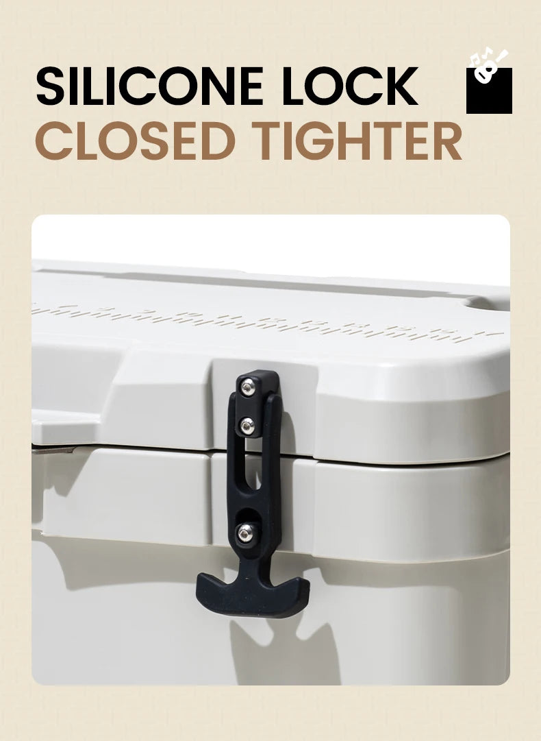 MOBI GARDEN Camping Ice Box 25L Portable Large Capacity Car Refrigerator Food Barbecue Cold Storage Outdoor