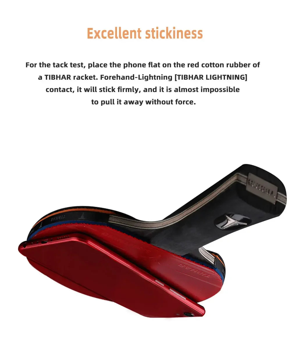 TIBHAR 6/7/8/9 Star Table Tennis Racket Superior Sticky Rubber Carbon Blade Ping Pong Rackets Professional Pimples-in Sticky