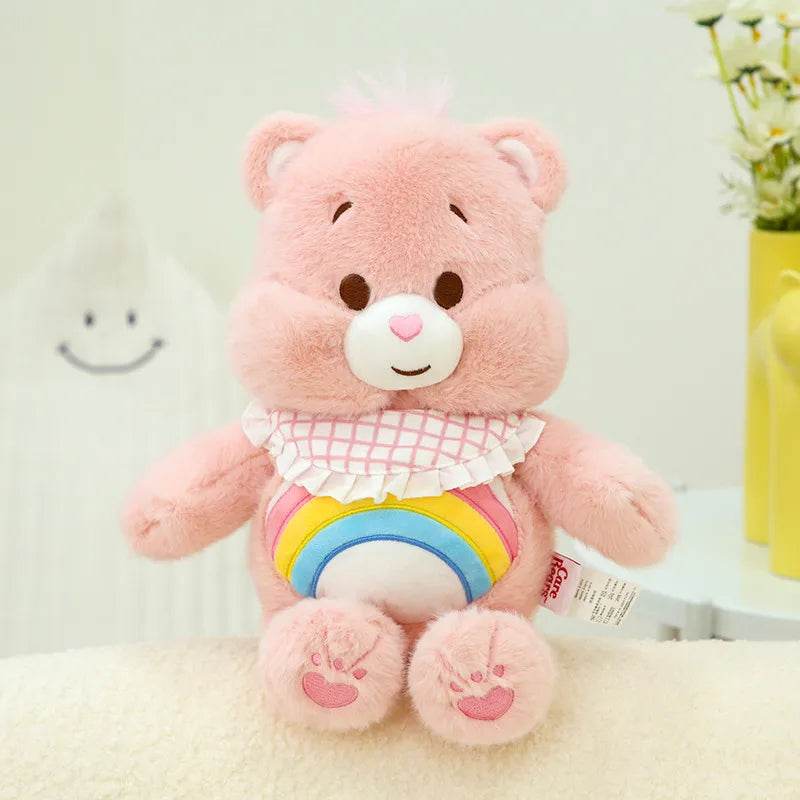 Adorably Baby Care Bear Plush Toys Bear Stuffed Doll Rainbow Bears Plushies Kawaii Room Decor Toys Lovely Kids Birthday Gifts - AIAZ