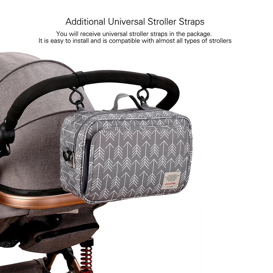 Women Multi-functional Messenger Bags Outdoor Waterproof Stroller Hanging Bag Baby Diaper Bags Adult Casual Cartoon Shoulder Bag