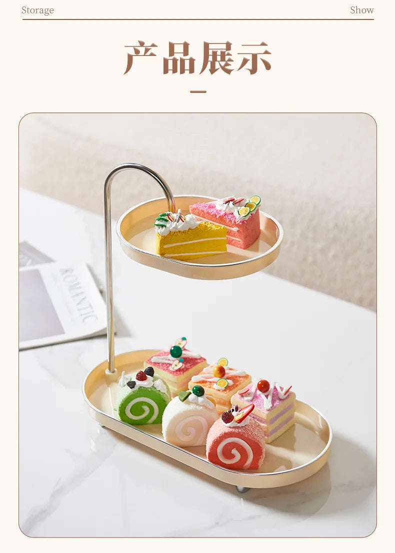 Light Luxury Bathroom Storage Rack Storage Rack Dressing Table Skin Care Products Entrance Desk Key Miscellaneous Storage Rack