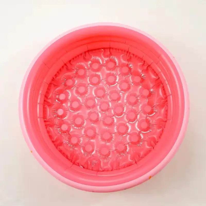 Reusable Inflatable Swimming Pool Double Layer Garden Portable Thickened For Kids Water Toys Party Round Indoor Outdoor Paddling - AIAZ