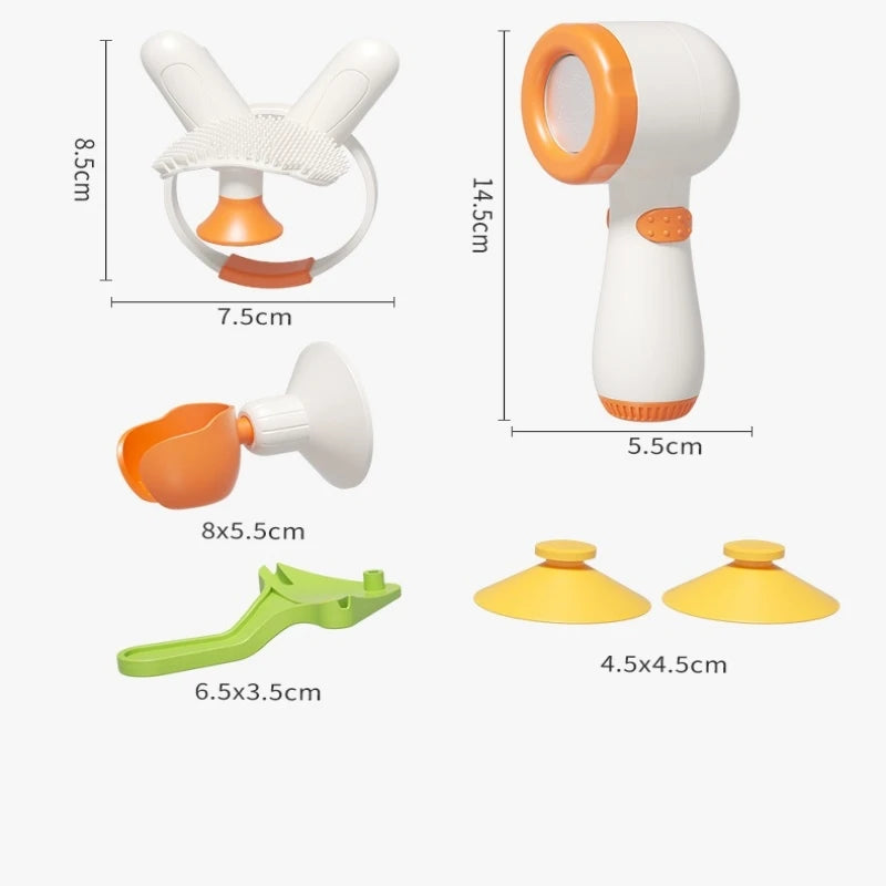 Radish Submarine Shower Baby Bath Toy Infant Play Electric Shower Children Play Water Bath Artifact