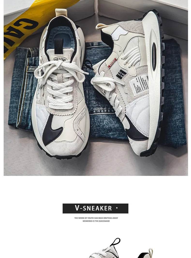 Men's Sports Shoes Male Casual Shoe platform Wear-resistant Shock-absorbing Anti Slip Comfortable Men Shoes Zapatillas De Hombre - AIAZ