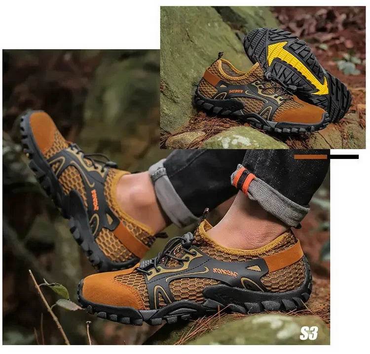 Wear-resistant Shoes for Men Hiking Shoes Jogging Trekking Sneakers Fast Zapatos Outdoor Hombre Invierno Outdoor Anti-slip - AIAZ