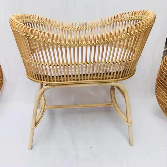Handmade Natural Rattan Crib Crib And Crib For Babies And Children Home Bedroom Decoration In Vietnam MN26
