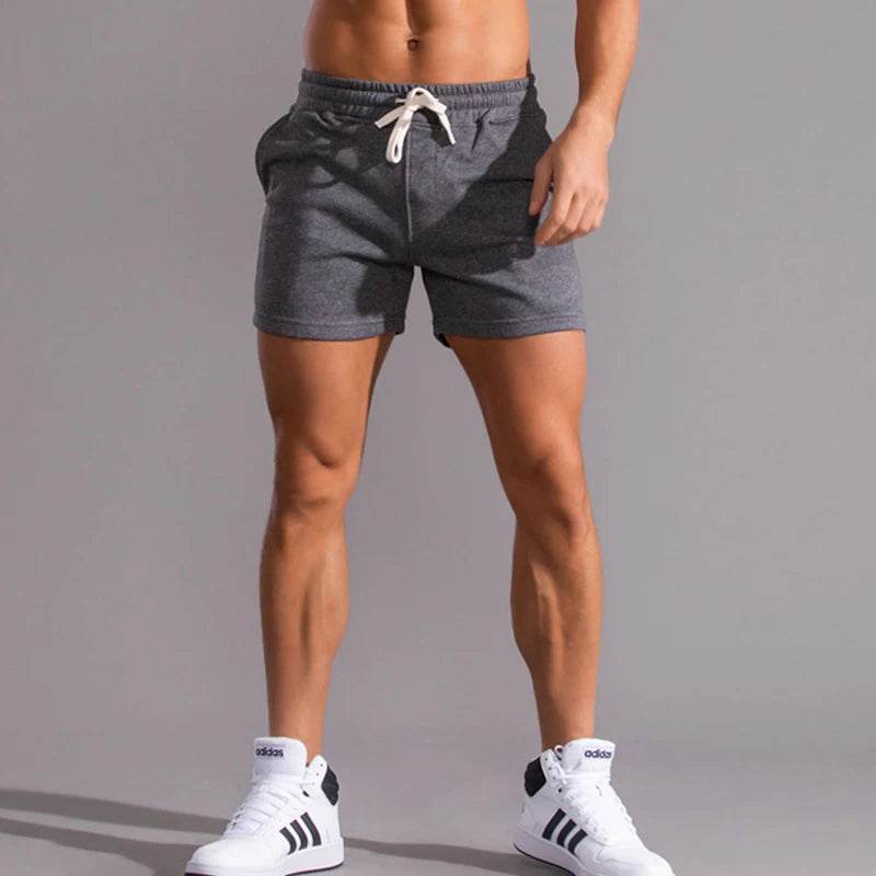 Summer Casual Shorts Men Breathable 100% Cotton Beach Shorts Comfortable Fitness Basketball Sports Short Pants Male Bermudas - AIAZ