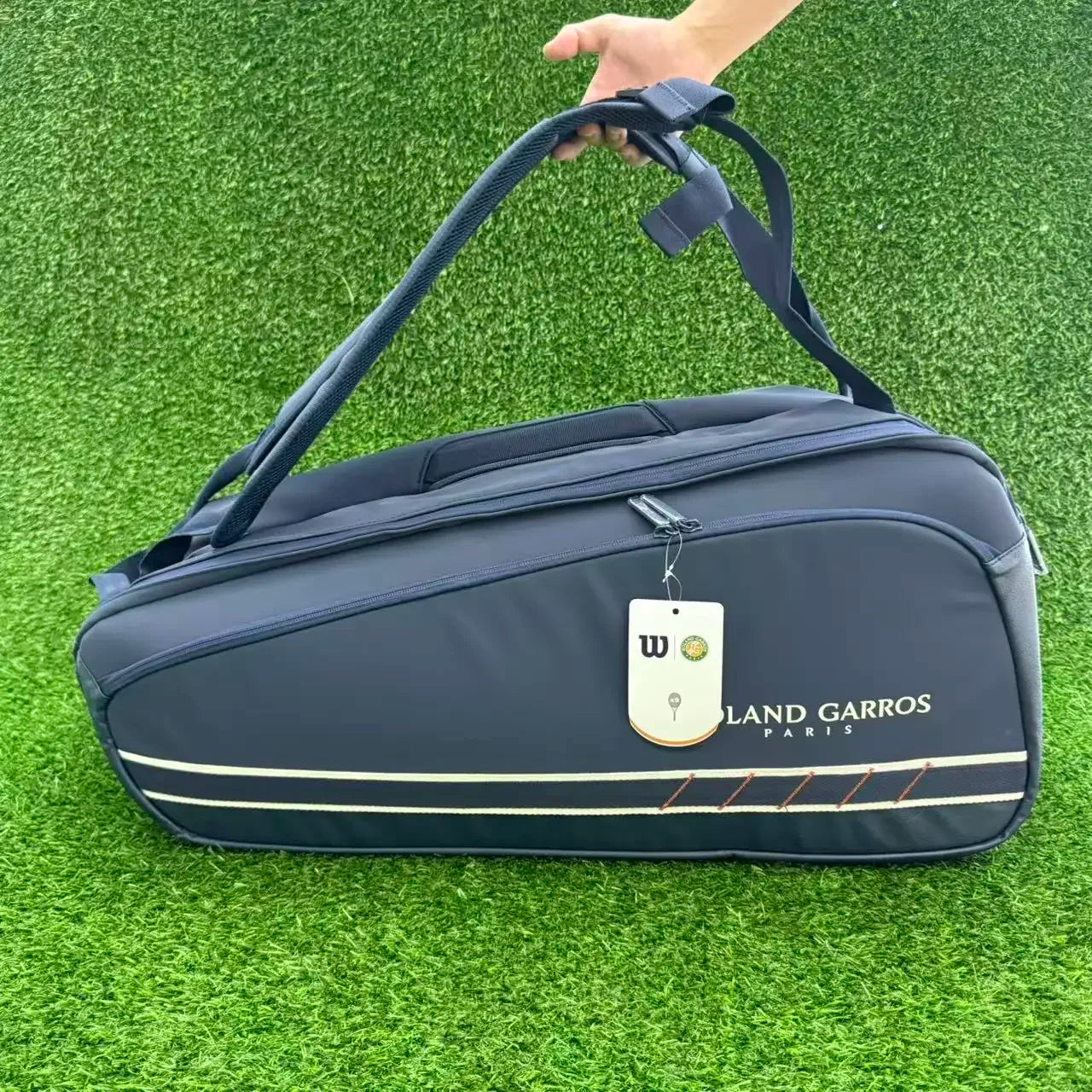 Wilson Roland Garros Session Soiree Super Tour 9PK Multi Functional Large Capacity Tennis Bag Sports Backpack WR8042901001