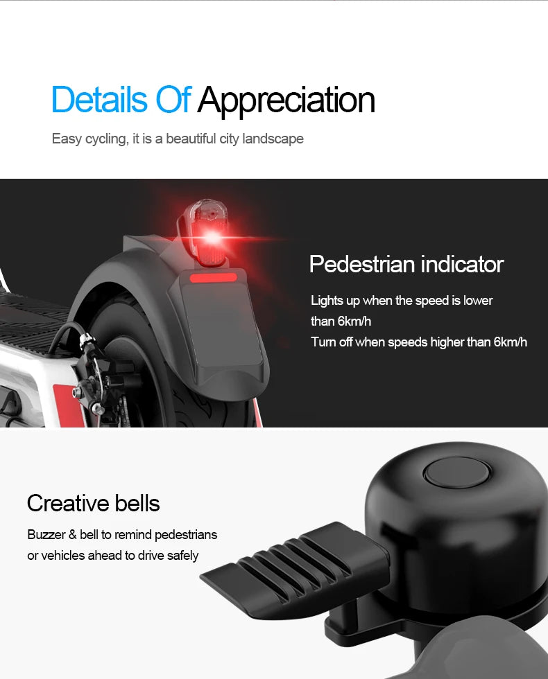 2024 X9 Self-Balancing Electric Scooter 10 Inch Max 40km/h New Design Adult Electric Moped Scooter Sale For USA Canada Warehouse